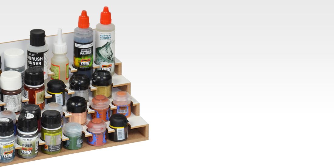 Farbrack Modul 36mm Paints Module 36mm Farbhalter MWS Hobbyzone Ordnung HZ 